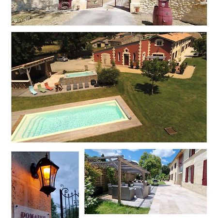 Domaine Des Pierres Precieuses - Demeure De Charme - Grand Standing - 15 Pers - Spa - Massages - Detente Et Bien-Etre - 30' Bordeaux Gauriaguet Exterior foto